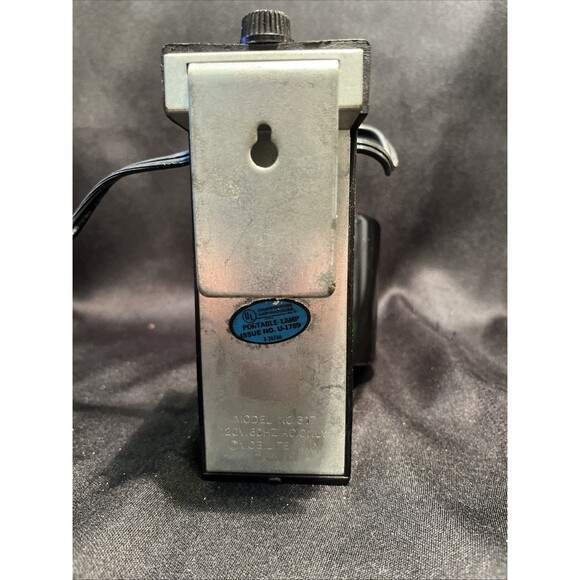 VTG Underwriters Laboratories Black Adjustable Clamp Down Desk Lamp Tested Works - Picture 9 of 16